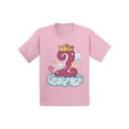 thumbnail image 1 of Awkward Styles Toddler Second Birthday Shirt Toddler Shirts for Birthday I'm Two Shirts Dinosaur Space 2 Years Old Girl Boy Toddler Kids T-shirt Unicorn Truck Car Princess Theme Party Shirts, 1 of 4