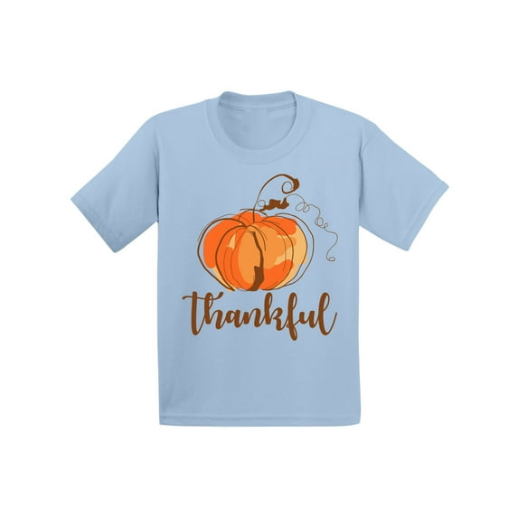 Awkward Styles Toddler Thanksgiving Shirt Thankful T-shirt