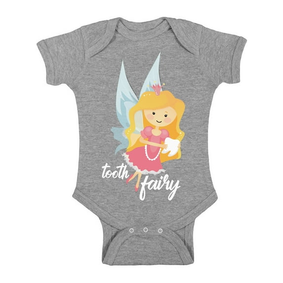 Awkward Styles Tooth Fairy One Piece Outfit for Newborn Baby Cute Tooth Fairy Gifts First Tooth Baby Bodysuit Short Sleeve Tooth Fairy Baby Shower Gifts First Tooth Party Kids First Tooth