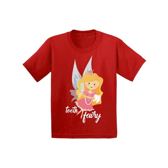 Awkward Styles Tooth Fairy Toddler Shirt Themed Party Tooth Fairy Shirts for Kids Cute Teeth Gifts First Tooth Party First Tooth Tshirts for Boys and Girls Funny Birthday Gifts