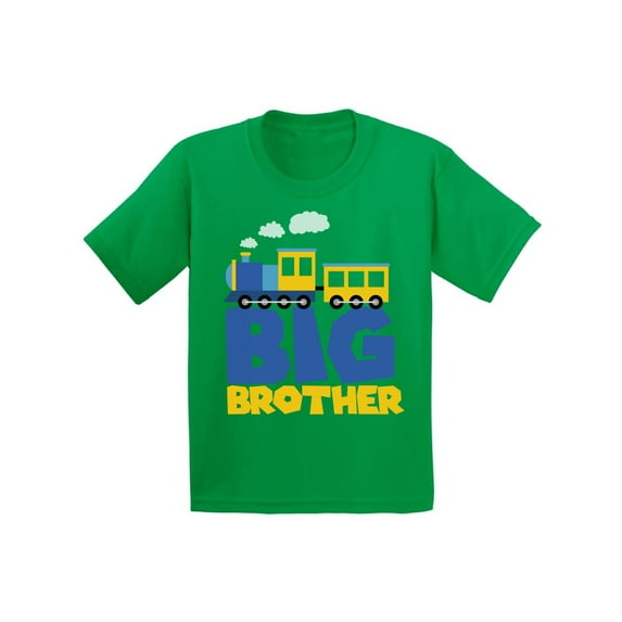 Awkward Styles Train Boys Clothing Big Brother Collection Train Gifts for Boys I'm Big Brother Train Brother Youth Shirt Lovely T Shirts for Boys Shirt Bro Tshirt for Kids Birthday Gifts for Brother