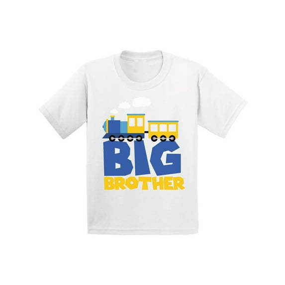 Awkward Styles Train Boys Clothing Big Brother Collection Train Gifts for Boys I'm Big Brother Train Brother Youth Shirt Lovely T Shirts for Boys Shirt Bro Tshirt for Kids Birthday Gifts for Brother