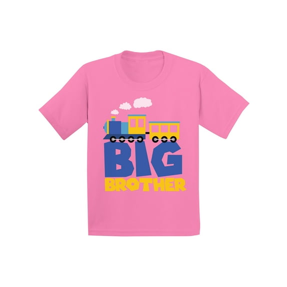 Awkward Styles Train Boys Clothing Big Brother Collection Train Gifts for Boys I'm Big Brother Train Brother Youth Shirt Lovely T Shirts for Boys Shirt Bro Tshirt for Kids Birthday Gifts for Brother