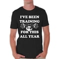 thumbnail image 1 of Awkward Styles I've Been Training for this All Year Shirt Christmas Tshirts for Men Thanksgiving Shirts Thanksgiving Turkey Holiday Top Christmas T-Shirt Tacky Party Funny Thanksgiving Shirt, 1 of 4