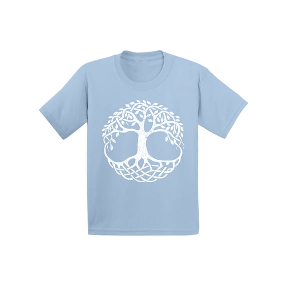Awkward Styles Tree of Life Toddler Shirt Jesus Shirt for Kids T Shirt for Boys Christian Shirts for Girls Patterned Religious T-Shirt Christian Gifts Christ Clothes Tree of Life T-Shirt for Toddlers
