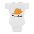 thumbnail image 1 of Awkward Styles Triceratops Baby Bodysuit Short Sleeve Dinosaur One Piece Top for Baby Cute Dinosaur Gifts for Baby Boy Dinosaur Outfit for Baby Girl Dinosaur Birthday Spirit Animal Triceratops, 1 of 4