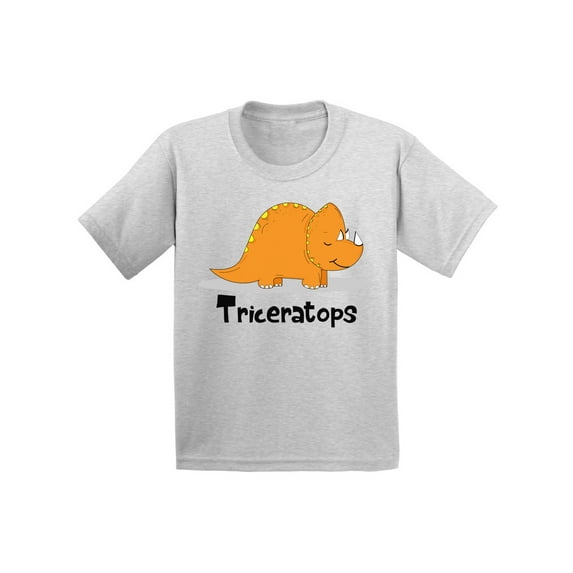 Awkward Styles Triceratops Infant Shirt Dinosaur Tshirt for Kids Dinosaur Baby Shirt Dinosaur Birthday Gifts Boys Triceratops Tshirt Dinosaur T Shirt for Girls Spirit Animal Triceratops Shirt