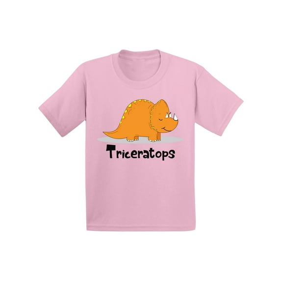 Awkward Styles Triceratops Toddler Shirt Dinosaur Tshirt for Kids Dinosaur Gifts for Toddler Boy Cute Dinosaur Outfit for Toddler Girl Spirit Animal Triceratops Tshirt Dinosaur Birthday Party