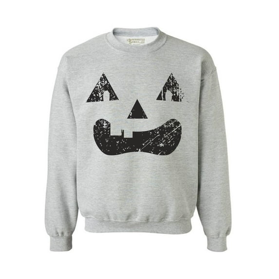 Awkward Styles Trick or Treat Face Sweatshirt for Men and Women Halloween Pumpkin Sweater Pumpkin Face Sweatshirt Halloween Party Outfit Day of the Dead Gifts Halloween 2018 Sweater Spooky Gifts