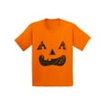 thumbnail image 1 of Awkward Styles Trick or Treat Face Tshirt for Kids Halloween Shirt Pumpkin Face Kids Shirt Trick or Treat Outfit Halloween Party T Shirt Day of the Dead Youth Shirt Dia de los Muertos Gifts for Kids, 1 of 4