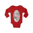 thumbnail image 1 of Awkward Styles Tropical Flamingo Baby Bodysuit Long Sleeve Pink Flamingo Romper for Boys Summer One Piece for Girls Pink Flamingo Romper for Children Nice Flamingo Gifts for Little One Summer Clothing, 1 of 4