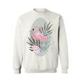 thumbnail image 1 of Awkward Styles Tropical Flamingo Unisex Crewneck Pink Flamingo Crewneck for Him Flamingo Collection Pink Flamingo Crewneck for Women Funny Summer Sweater for Men Pink Flamingo Pink Flamingo Outfit, 1 of 5