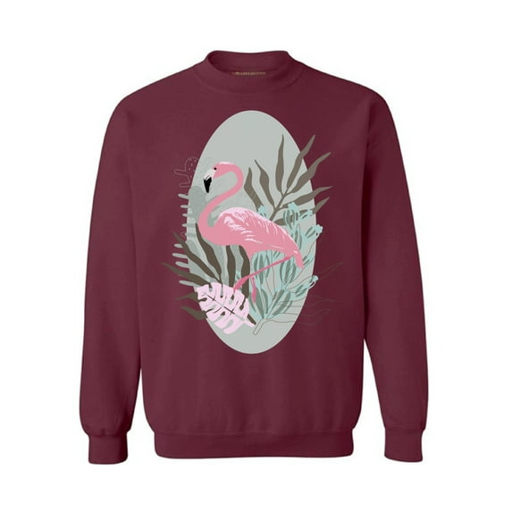 Awkward Styles Tropical Flamingo Unisex Crewneck Pink Flamingo Crewneck for Him Flamingo Collection Pink Flamingo Crewneck for Women Funny Summer Sweater for Men Pink Flamingo Pink Flamingo Outfit