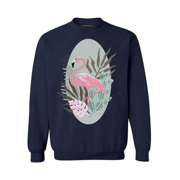 Awkward Styles Tropical Flamingo Unisex Crewneck Pink Flamingo Crewneck for Him Flamingo Collection Pink Flamingo Crewneck for Women Funny Summer Sweater for Men Pink Flamingo Pink Flamingo Outfit