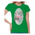 thumbnail image 1 of Awkward Styles Tropical Flamingo Womens T-Shirt Pink Flamingo Tshirt for Women Summer Gifts for Girlfriend Pink Flamingo Shirts Flamingo Clothing Collection for Women Summer T Shirt for Her Cute Shirt, 1 of 4