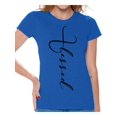 thumbnail image 1 of Awkward Styles Tshirt for Women Christian Gifts for Girlfriend Blessed Shirts Blessed Clothing Collection for Women Blessed T Shirt for Her Christian Clothes for Ladies Following Jesus Womens T-Shirt, 1 of 4