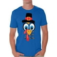 thumbnail image 1 of Awkward Styles Turkey Shirt for Men Thanksgiving Turkey Face T-Shirt, 1 of 4