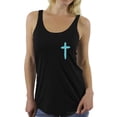 thumbnail image 1 of Awkward Styles Turquoise Cross Racerback Tank Tops for Women Christian Clothes for Ladies Jesus Womens Racerback Tank Top Jesus Clothing Christian Cross Tanks T Shirt for Her Cross Ladies Shirt, 1 of 4