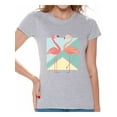 thumbnail image 1 of Awkward Styles Two Flamingos Tshirt for Women Pink Flamingos Shirt Summer Tshirt Flamingo Party Gifts for Her Flamingo Themed Party Flamingos Shirt Beach Gifts Beach T Shirt for Women, 1 of 4
