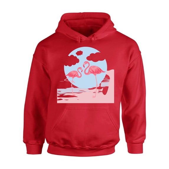 Awkward Styles Two Flamingos Unisex Hoodie Pink Flamingo Hoodie for Him Flamingo Clothes Summer Hoodie for Women Funny Flamingo Sweater for Men Gifts for Her Pink Flamingo Outfit for Men and Women