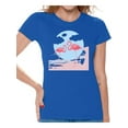 thumbnail image 1 of Awkward Styles Two Flamingos Womens T-Shirt Pink Flamingo Tshirt for Women Summer Gifts for Girlfriend Pink Flamingo Shirts Flamingo Clothing Collection for Women Summer T Shirt for Her Cute Shirt, 1 of 4
