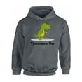 thumbnail image 1 of Awkward Styles Tyrannosaurus Rex Dinosaur Hooded Sweatshirt Dinosaur Hoodie Sweater Unisex Cute Dinosaur Hoodie for Women Tyrannosaurus Rex Hoodie for Men Funny Dinosaur Birthday Party Outfit, 1 of 5