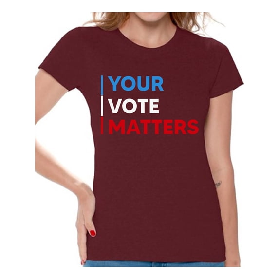 Awkward Styles USA Election 2020 Shirt Women's Vote T Shirt Your Vote Matters Voter Shirt Voting Political Shirts