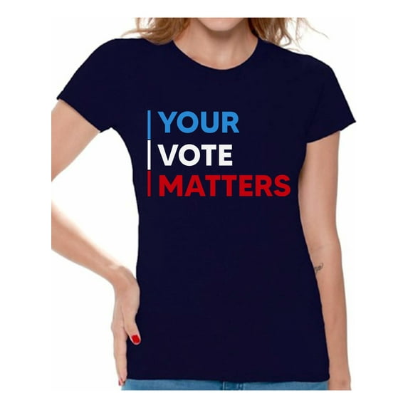 Awkward Styles USA Election 2020 Shirt Women's Vote T Shirt Your Vote Matters Voter Shirt Voting Political Shirts
