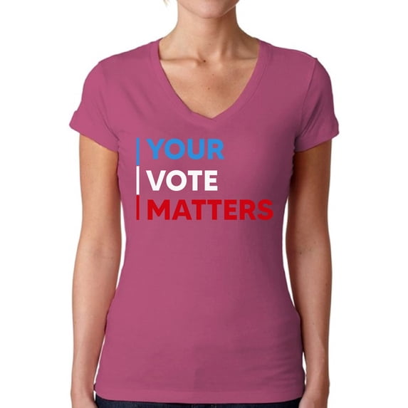 Awkward Styles USA Election 2020 Shirt Women's Vote V-neck T Shirt Your Vote Matters Voter Shirt Voting Political Shirts