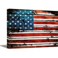 thumbnail image 1 of Awkward Styles USA Flag Canvas Art Retro Rustic Style Art American Flag Wall Art USA Wall Decoration American Canvas Wall Art, 1 of 5