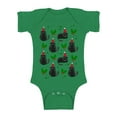 thumbnail image 1 of Awkward Styles Christmas Baby Outfit Bodysuit Cat Xmas Pattern Romper, 1 of 4