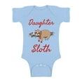 thumbnail image 1 of Awkward Styles Christmas Baby Outfit Bodysuit Daughter Sloth Romper, 1 of 4