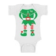 thumbnail image 1 of Awkward Styles Christmas Baby Outfit Bodysuit Green Elf Xmas Romper, 1 of 4