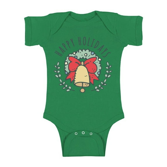 Awkward Styles Christmas Baby Outfit Bodysuit Happy Xmas Holidays Romper