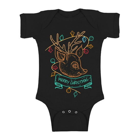 Awkward Styles Christmas Baby Outfit Bodysuit Little Xmas Deer Romper
