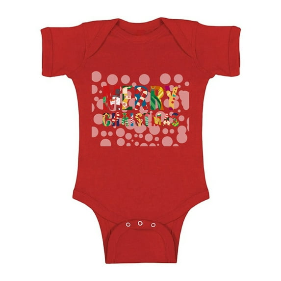 Awkward Styles Christmas Baby Outfit Bodysuit Merry Xmas Romper
