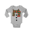 thumbnail image 1 of Awkward Styles Christmas Baby Outfit Bodysuit Snowman Xmas Scarf Baby Romper, 1 of 4