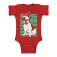 thumbnail image 1 of Awkward Styles Christmas Baby Outfit Bodysuit Xmas Bulldog Romper, 1 of 4