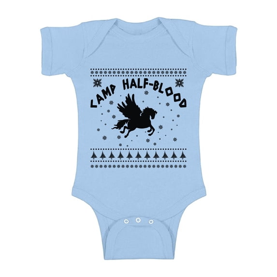 Awkward Styles Christmas Baby Outfit Bodysuit Xmas Camp Half Blood Romper