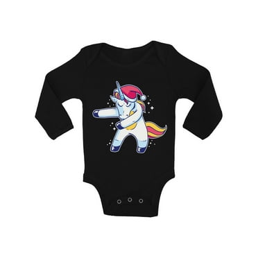 Awkward Styles Ugly Christmas Baby Outfit Bodysuit Xmas Dancing Unicorn Baby Romper