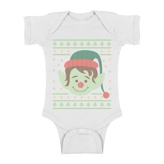 Awkward Styles Christmas Baby Outfit Bodysuit Xmas Elf Romper