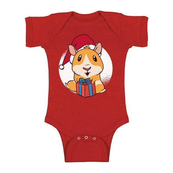 Awkward Styles Christmas Baby Outfit Bodysuit Xmas Guinea Pig Romper