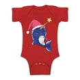 thumbnail image 1 of Awkward Styles Christmas Baby Outfit Bodysuit Xmas Narwhal Romper, 1 of 4