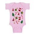 thumbnail image 1 of Awkward Styles Christmas Baby Outfit Bodysuit Xmas Pattern Romper, 1 of 4