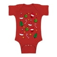 thumbnail image 1 of Awkward Styles Christmas Baby Outfit Bodysuit Xmas Pattern Romper, 1 of 4