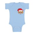 thumbnail image 1 of Awkward Styles Christmas Baby Outfit Bodysuit Xmas Santa Cat Romper Pocket Print, 1 of 4
