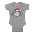 thumbnail image 1 of Awkward Styles Christmas Baby Outfit Bodysuit Xmas Shark Romper, 1 of 4