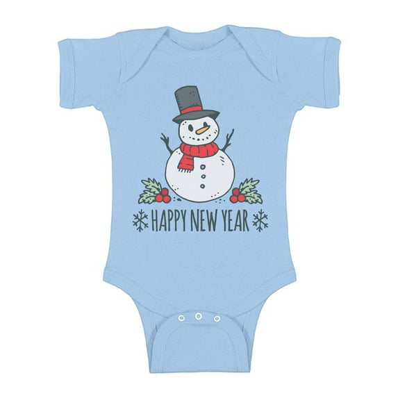 Awkward Styles Christmas Baby Outfit Bodysuit Xmas Snowman Romper