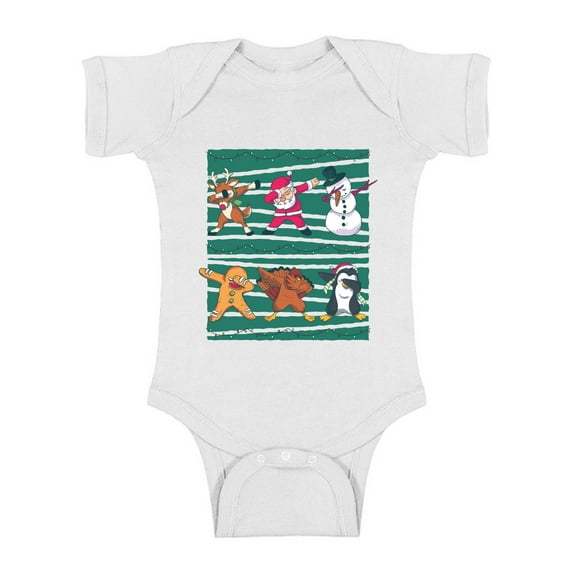 Awkward Styles Christmas Baby Outfit Bodysuit Xmas Squad Dance Romper
