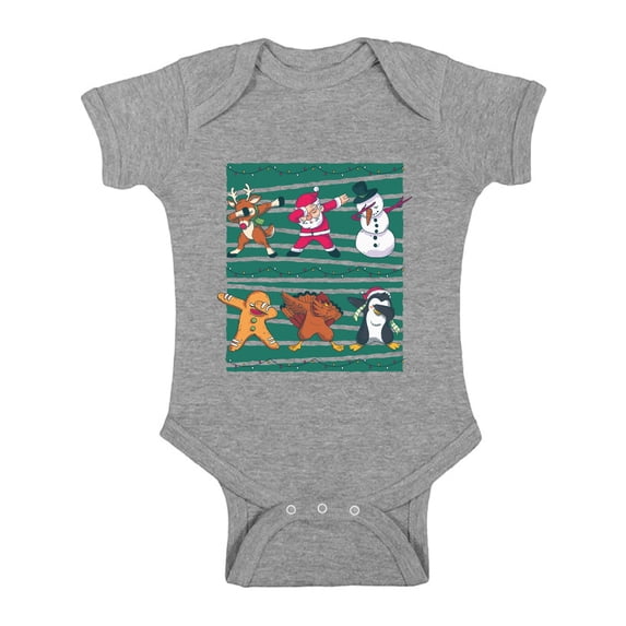 Awkward Styles Christmas Baby Outfit Bodysuit Xmas Squad Dance Romper